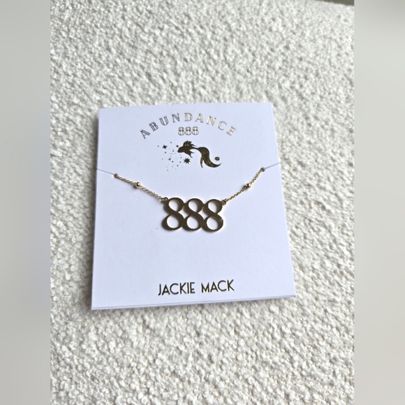 JACKIE MACK, Abundance Necklace, Angel Number 888- NWOT - Picture 5 of 6